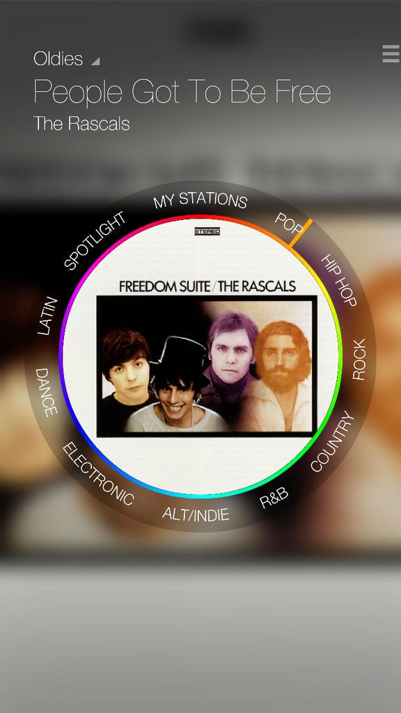 GraceASharpe's tweet image. 🎵 "#PeopleGotToBeFree" Radio by #TheRascals on Samsung #MilkMusic #NowPlaying milk.to/gJLuwPCIK