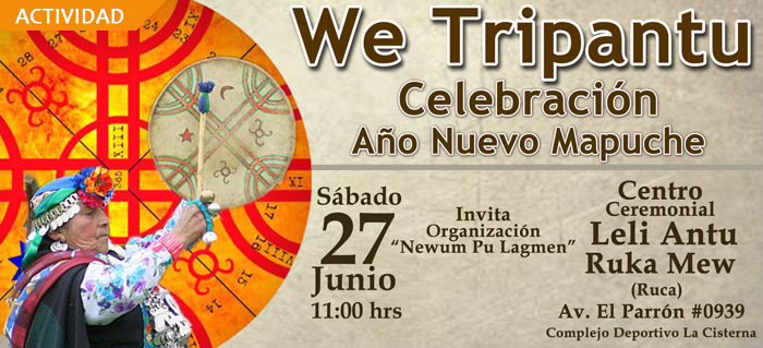 Muni_LaCisterna's tweet photo. Desde las 11hrs. celebramos #WeTripantu (Año Nuevo Mapuche) #LaCisterna http://t.co/IHnCqVgZ9h
