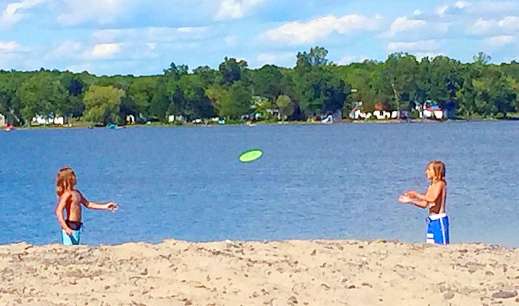 Perfect beach day. #twins #NorthBeach