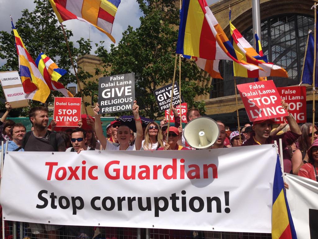 goldyoke's tweet photo. Toxic #Guardian, stop repeating False #DalaiLama and CTA propaganda! http://t.co/mtErXMOkx0