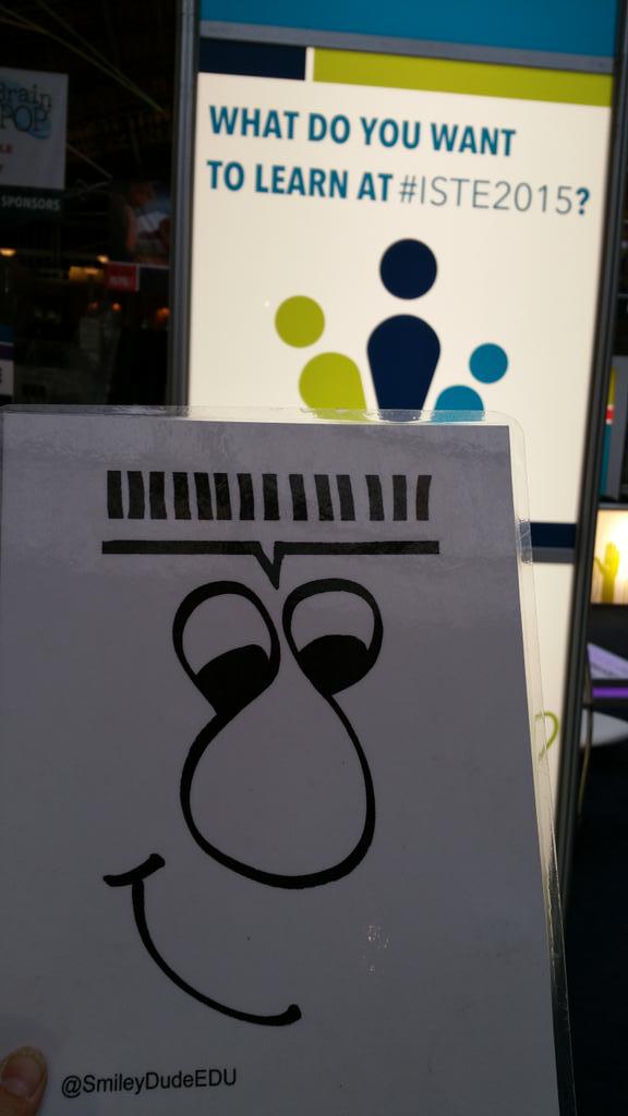 SmileyDudeEDU's tweet image. Hey #ISTE2015 peeps! Do you have your sessions picked out yet? Great choices. #edtechlearning #StewBuCritters