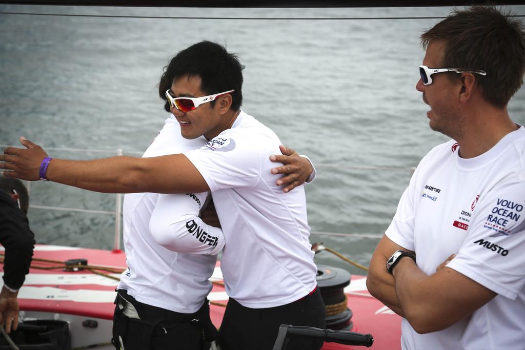 VO65_DONGFENG's tweet photo. A bit sadly, this was the last sailing day for this crew on this @volvooceanrace. @Dongfengracing http://t.co/uq9J1XrGb0