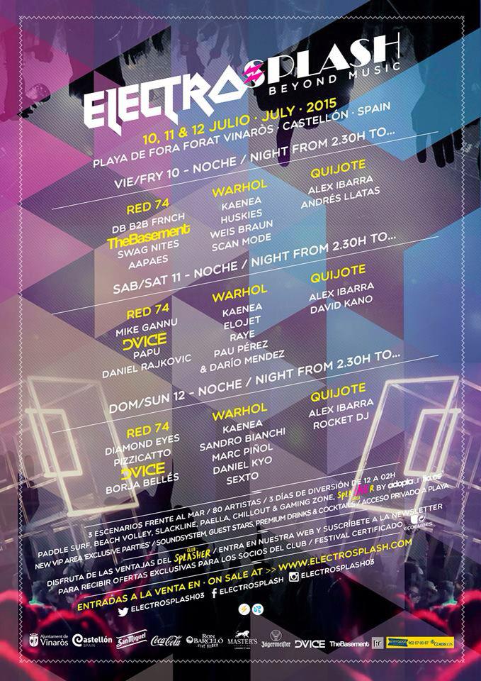 El primer viernes de <a href="/ElectroSplash03/">ElectroSplash Fest</a> estaremos en su post party de Red74. <a href="/TheBasementXXX/">theBasement Discos</a> showcase junto a AAPAES! 👌
