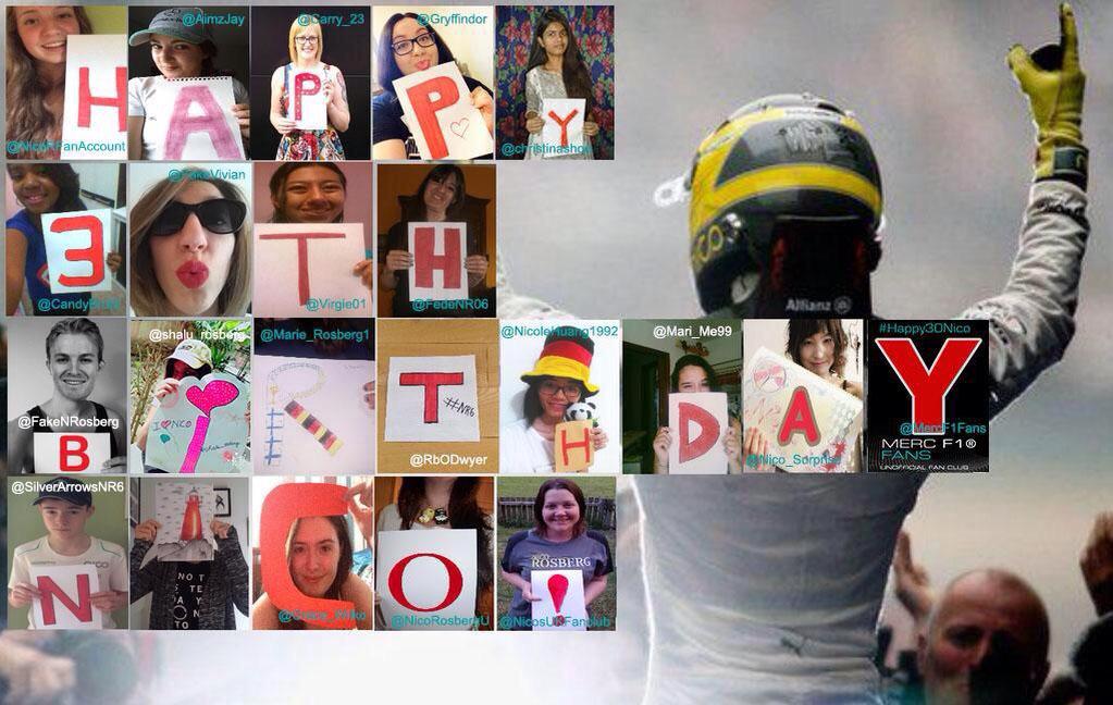 Happy birthday Nico from all your fans!   