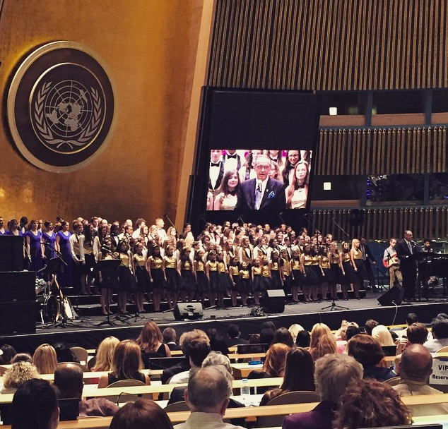 IndustrialRevII's tweet photo. Happy 70th Birthday United Nations. #openingconcert #rhythmsof1world #unitednations #happybirthday http://t.co/f49ELQfm6G