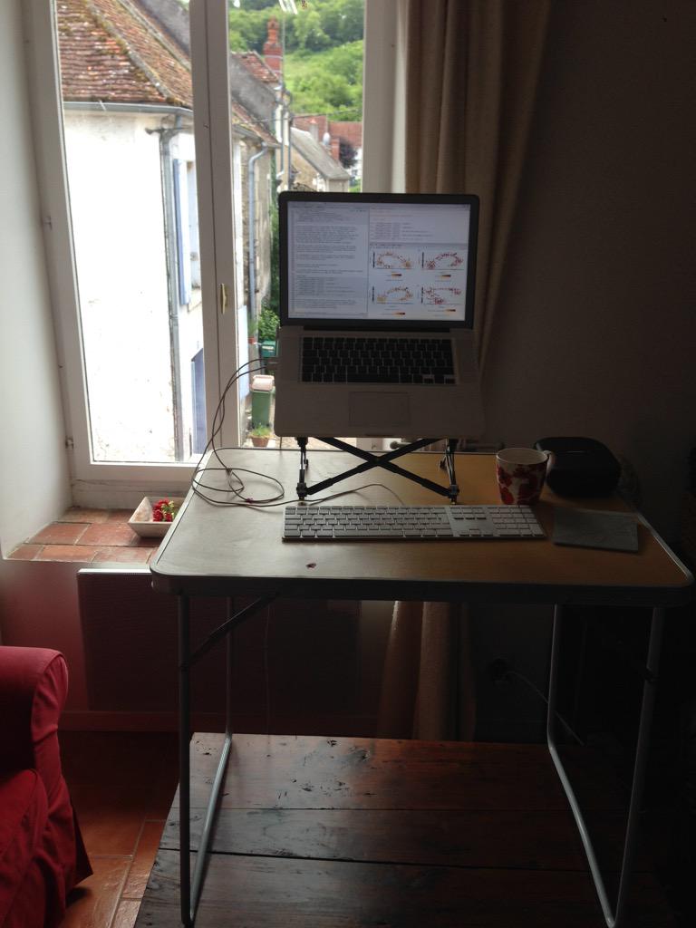 Davis Mccarthy On Twitter The Makeshift Standing Desk Setup For