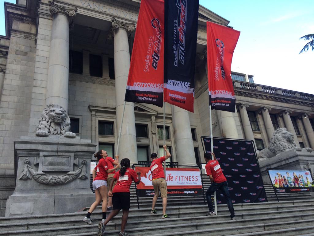 CityChaseCanada's tweet image. Today is the day, Vancouver! @GoodLifeFitness #CityChase