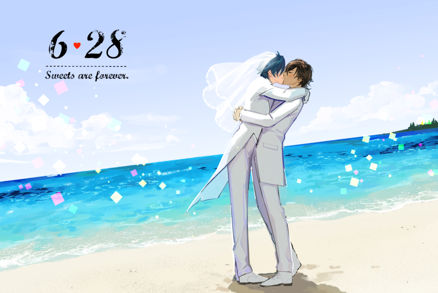 「前撮りくりみつ 末永くお幸せに!! 」|tmbkのイラスト