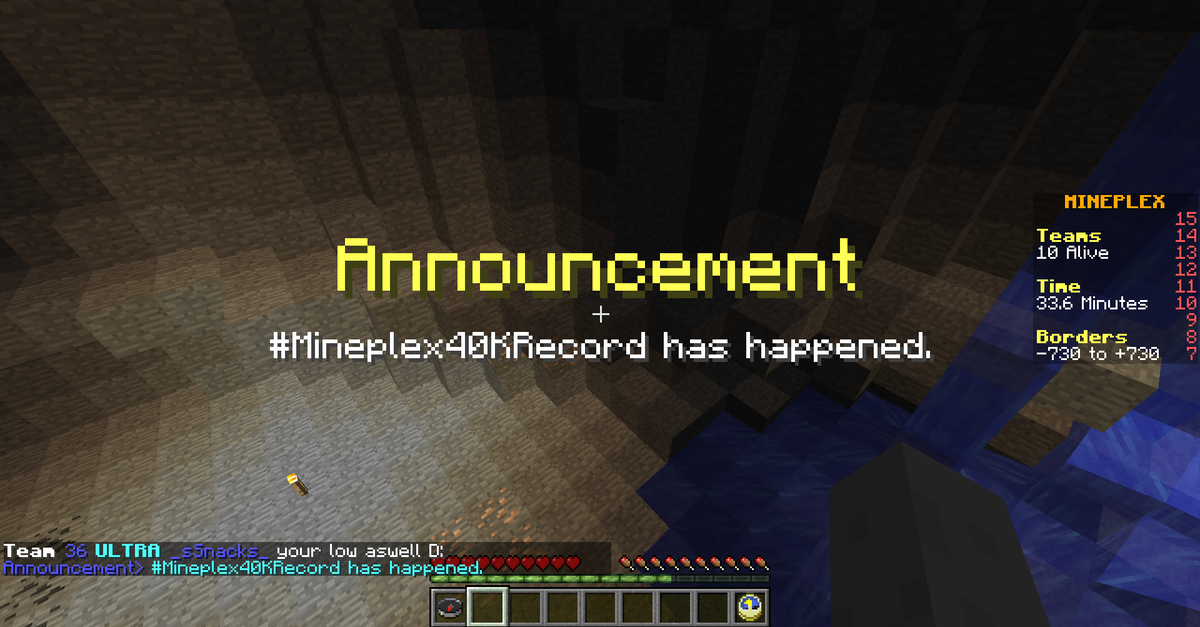 @Mineplex Congrats on 40k! Glad to be online while it was achieved!