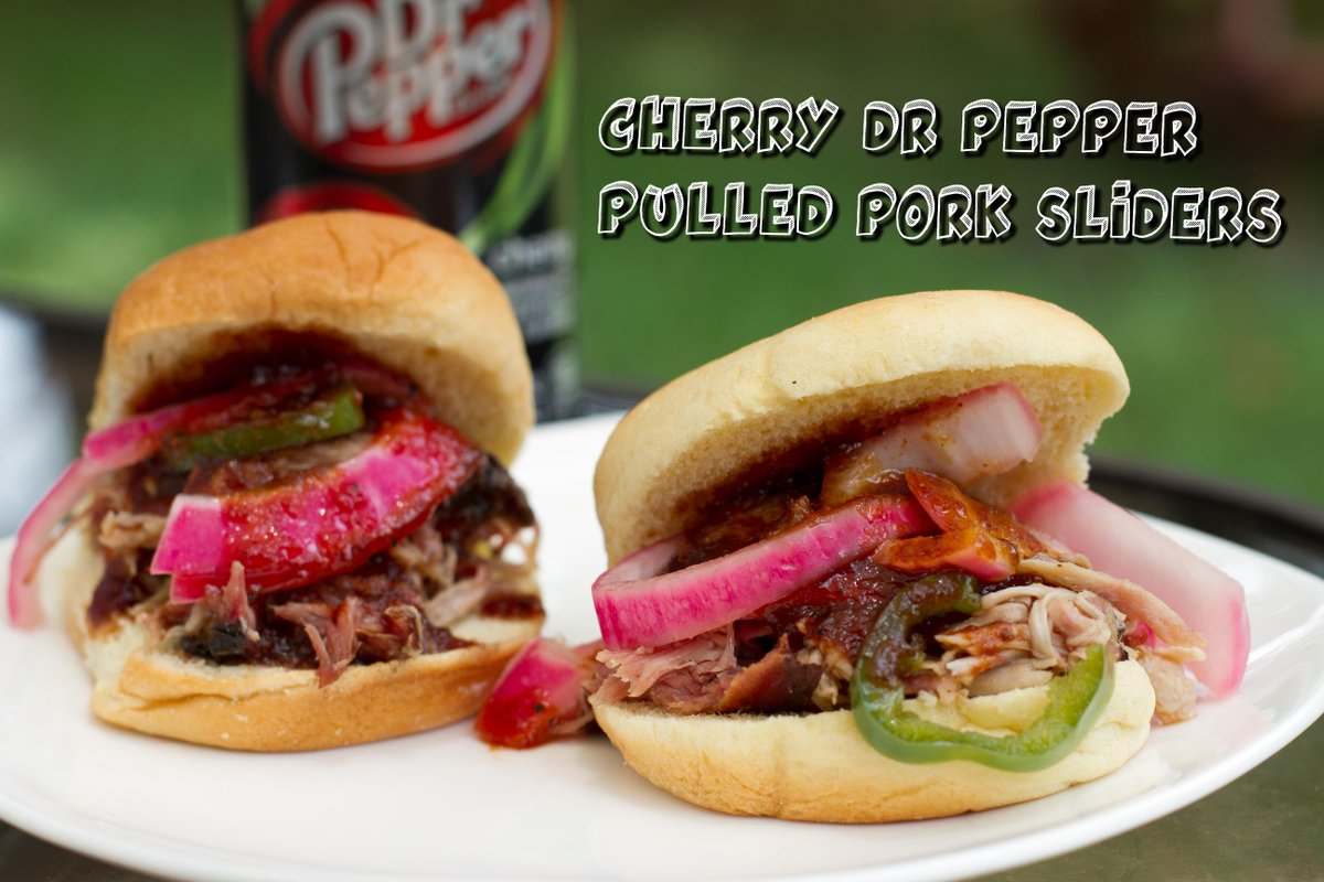 BBQBrosBlog's tweet image. Cherry Dr Pepper Pulled #Pork Sliders cooked on the @RecTecGrills Mini. youtube.com/watch?v=5USXhg…