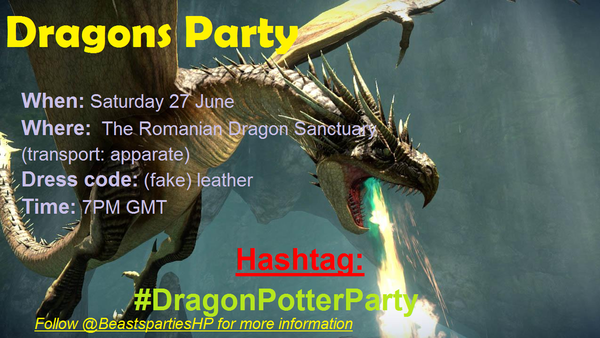 MuggleWorldHP's tweet photo. 5 MINUTES!!! #DragonPotterParty http://t.co/K9Jb02xRqF