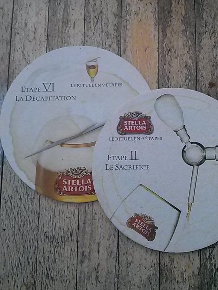 matthren's tweet image. Stella Artois - Campagne de pub douteuse