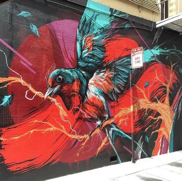 Woow! David Hooke nos dejó encantados con su nuevo #StreetArt.