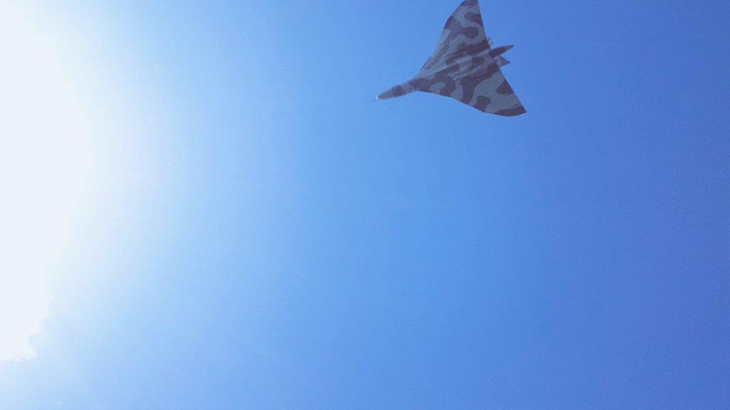#VForceTour <a href="/XH558/">XH558</a> best view ever at East Midlands see you tomorrow at Bruntingthorpe