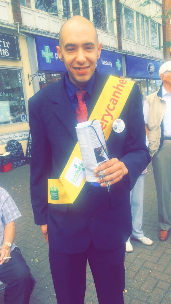 kirmitkell's tweet photo. What a fantastic atmosphere here in Lytham!Well done Mark going out into the crowds pushing food bank and viewpoint http://t.co/7UA4IpOYCm