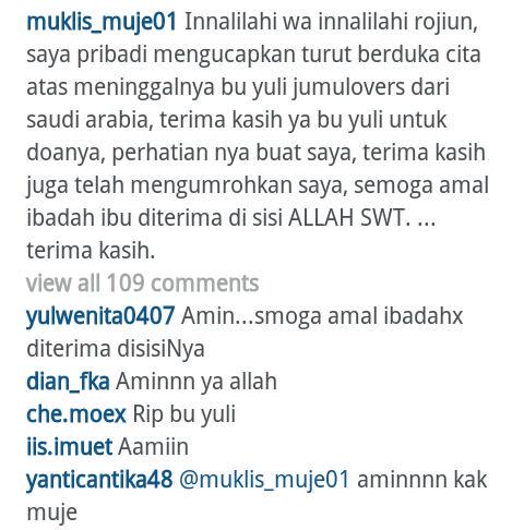 nadinesanto16's tweet photo. Ucapan berduka langsung dr muje,,, @muklismucle http://t.co/xiZqstIBY3
