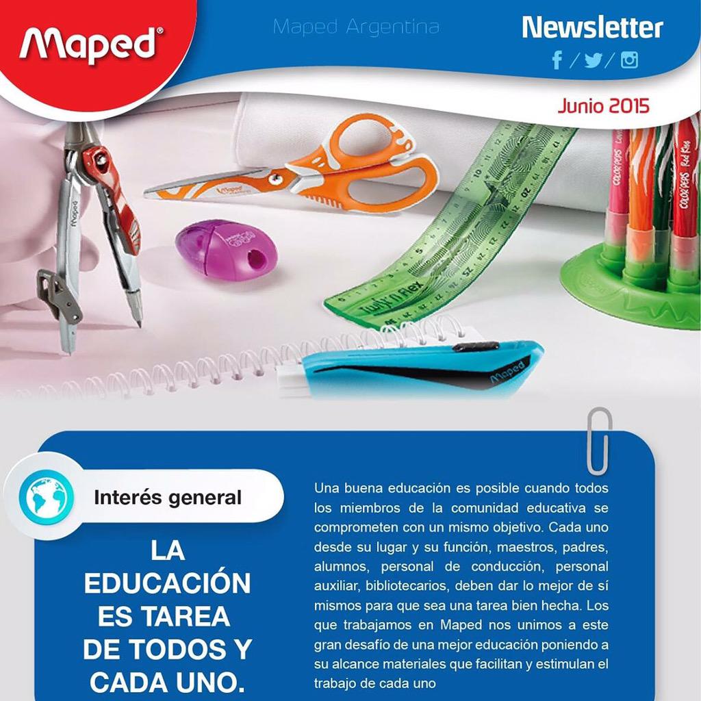 Maped Argentina on Twitter "Seños! Se viene el primer newsletter para