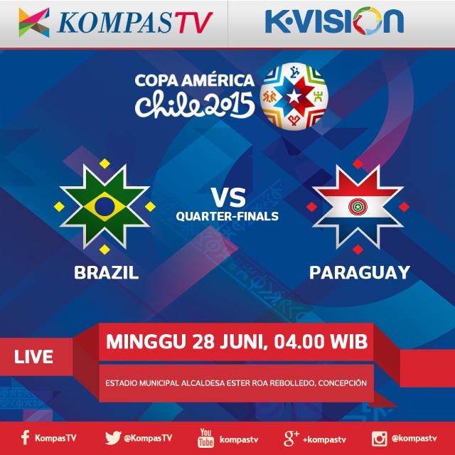 La Albirroja menantang Brazil di perempat final Copa America! Saksikan serunya di #CopaAmericaKompasTV
