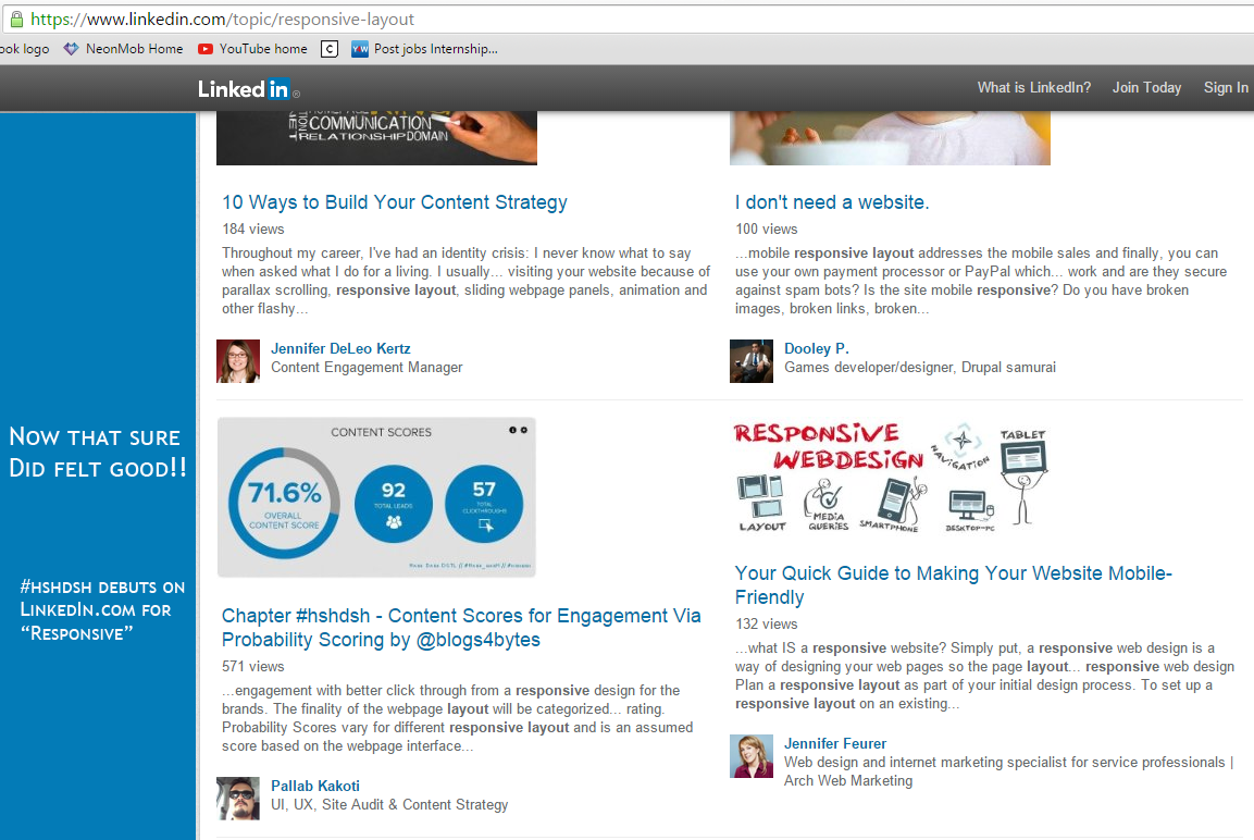 blogs4bytes's tweet photo. #hshdsh/#hashdash debuts on #LinkedIn via https://t.co/oe8P0IWzuv for #Topic "#Responsive Layout" @hashdashdigital http://t.co/Q0xf6KA4YT