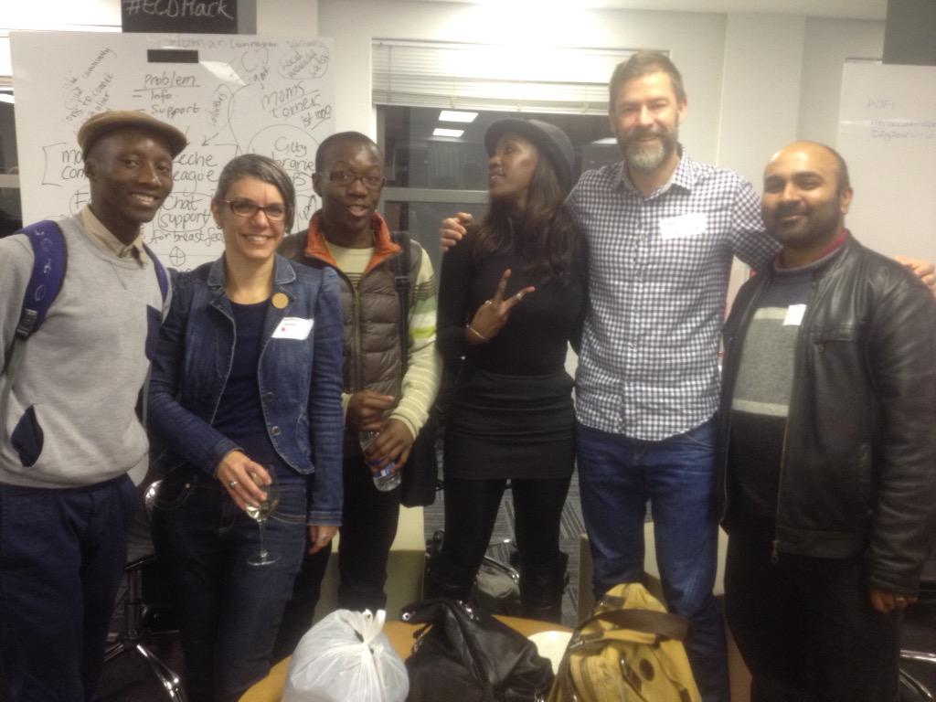 MedfordT's tweet photo. The SEED team #ECDHack http://t.co/iIJP9MsFzm