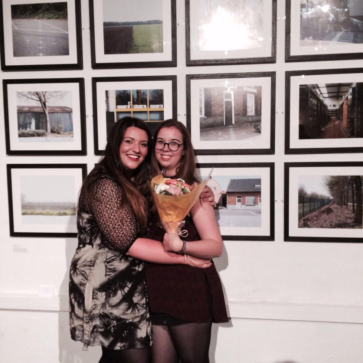 EXCLAVE2015's tweet photo. @AmyERance and her work at EXCLAVE @ The bargehouse! http://t.co/L4kf4489BK