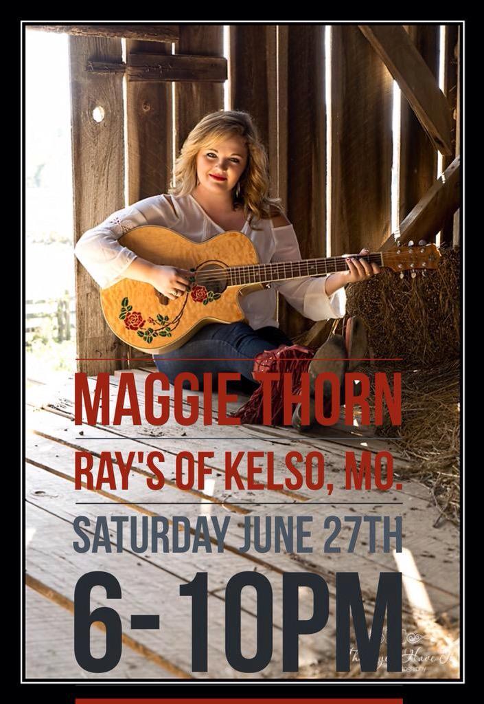 RaysofKelso's tweet image. Maggie thorn performs Live tonight. Our all you care to eat buffet an entertainment starts at 6 pm!