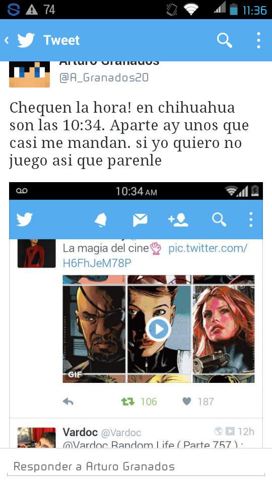 TheSergioGamer's tweet photo. @A_Granados20 A qui son las 11:36 :p http://t.co/k828muPUJQ