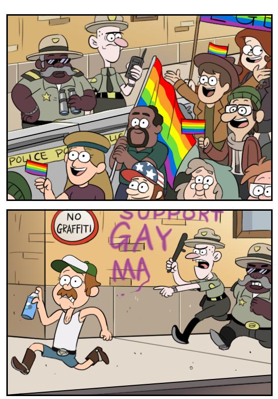 gravityfalls_12's tweet photo. #LoveWins http://t.co/7RYQqp03xk