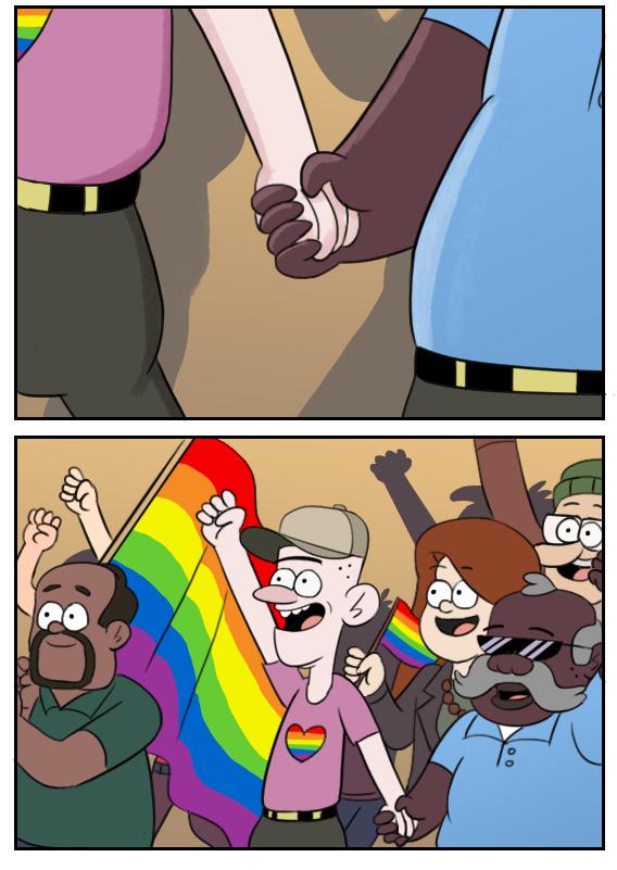 gravityfalls_12's tweet photo. #LoveWins http://t.co/7RYQqp03xk