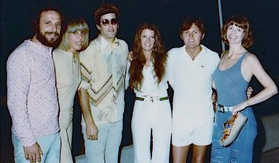 Happy Birthday 2 Beach Man, Bruce Johnston. Here we are with him, his wife Harriet & the Captain and Tennille in 1975 