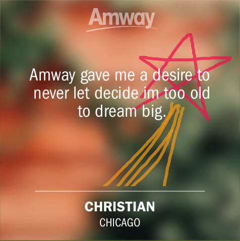 experienceamway's tweet photo. See how @Amway has impacted @312Shelton #experienceamway http://t.co/raXM3vmbvt