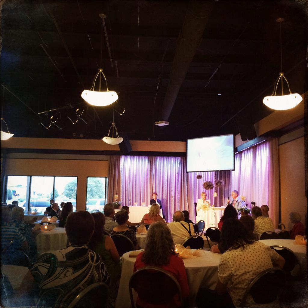 jerryskaggs's tweet photo. Celebrating 50th Year Anniversary! Congrats Houston &amp; Jeanette!!! @CFAChurch #functionalfamilies http://t.co/kqmLvPJtwi