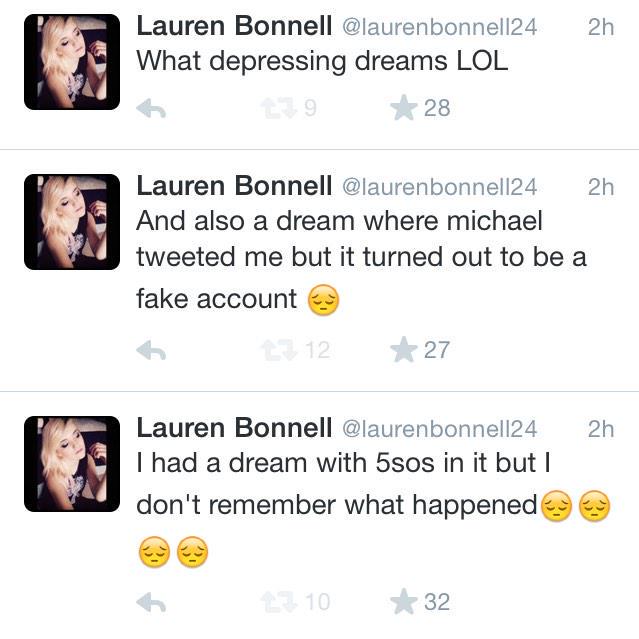 BonnellsNotes's tweet photo. Seis meses y 21 días desde que @Michael5SOS siguió a Lauren. ¡Felicitaciones! #goals #BonnellsNotes http://t.co/oWMABo83XV