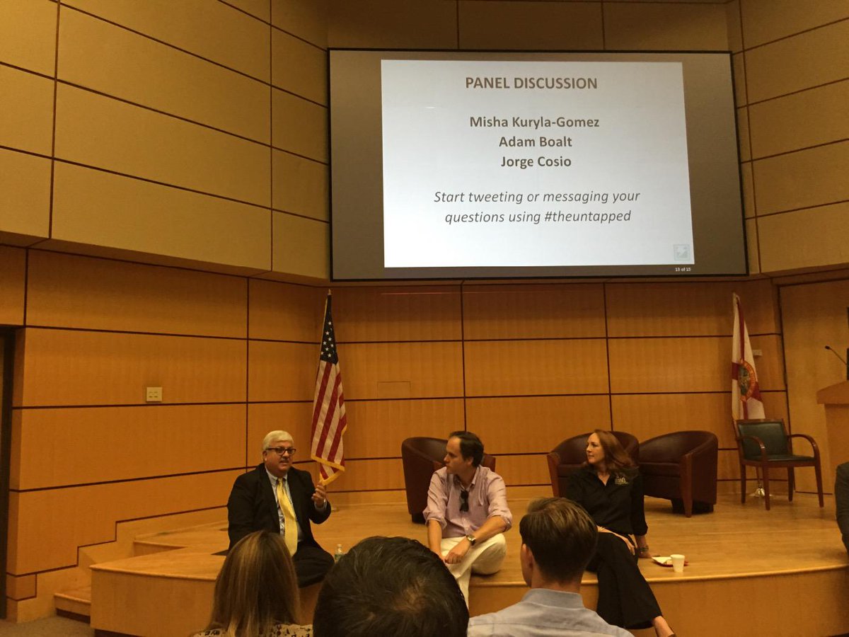 jportega85's tweet photo. #theuntapped great panel at #UM http://t.co/DK1F6GWu7I