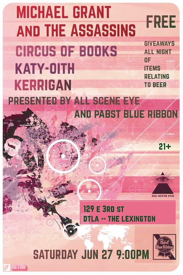 AllSceneEye's tweet image. @AllSceneEye &amp;amp; @PBRLALA present... Tonight at the Lexington in downtown. Free!