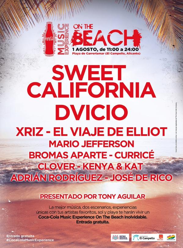 EVDE_Clubdefans's tweet photo. @ElViajeDeElliot en #CCMEonthebeach
.el prox 1-8 en El Campello, Alicante http://t.co/zLOPNLbYCh