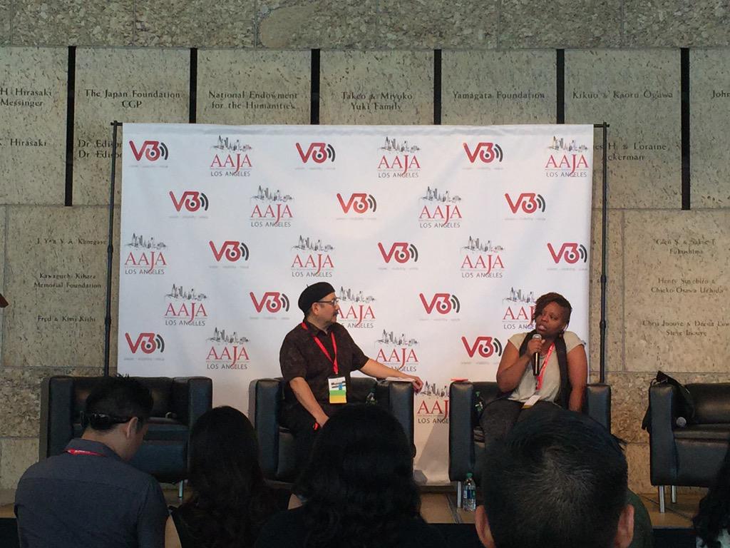 MelissahYang's tweet photo. Patrisse Cullors @osope, #BlackLivesMatter cofounder: A hashtag can have a global impact. #V3Movement @V3con http://t.co/abkmLLZPNV