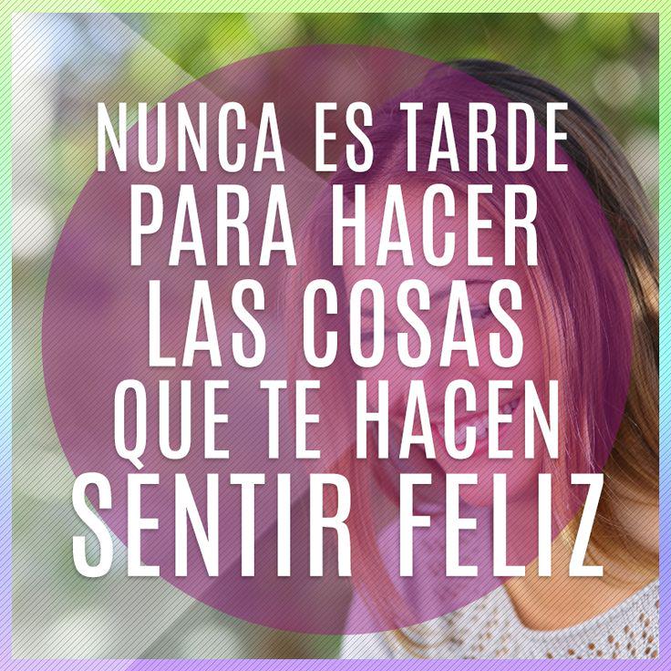 Adrianarojoz's tweet photo. "Nunca es tarde para hacer las cosas que te hacen sentir feliz" #FelizSabado #Emprende #ARZ #SinaloaPositivo http://t.co/3xqVKpsJgh