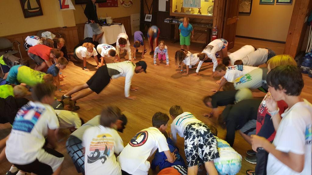 Opti workout at JOs! #JOSailing2015