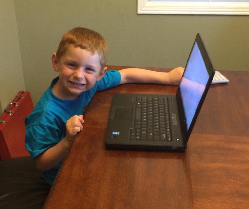 ShawnaMacLellan's tweet photo. What do you do when it rains ALL day? Play @ProdigyGame #math skills #nosummerlearningloss #newlymintedgrade1 http://t.co/Xq8skm1MeA