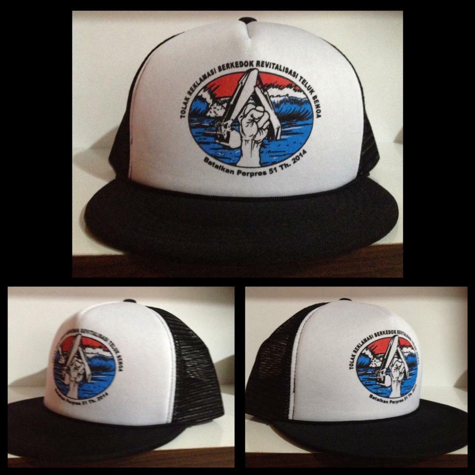 Dapatkan topi  di <a href="/WALHIBali/">WALHI Bali</a> cuma 80K dan didonasikan utk <a href="/ForBALI13/">Bali Tolak Reklamasi</a> #BaliTolakReklamasi