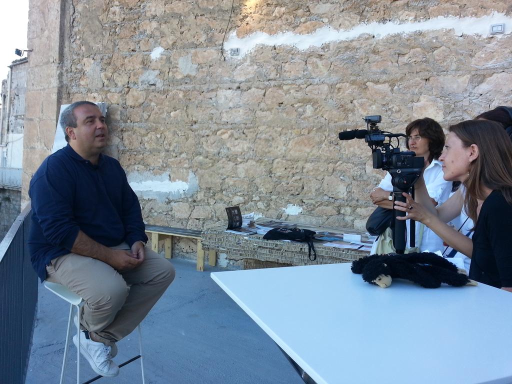 farinold's tweet image. presso Palazzo Cafisi @ANDREABARTOLI racconta @FarmFavara