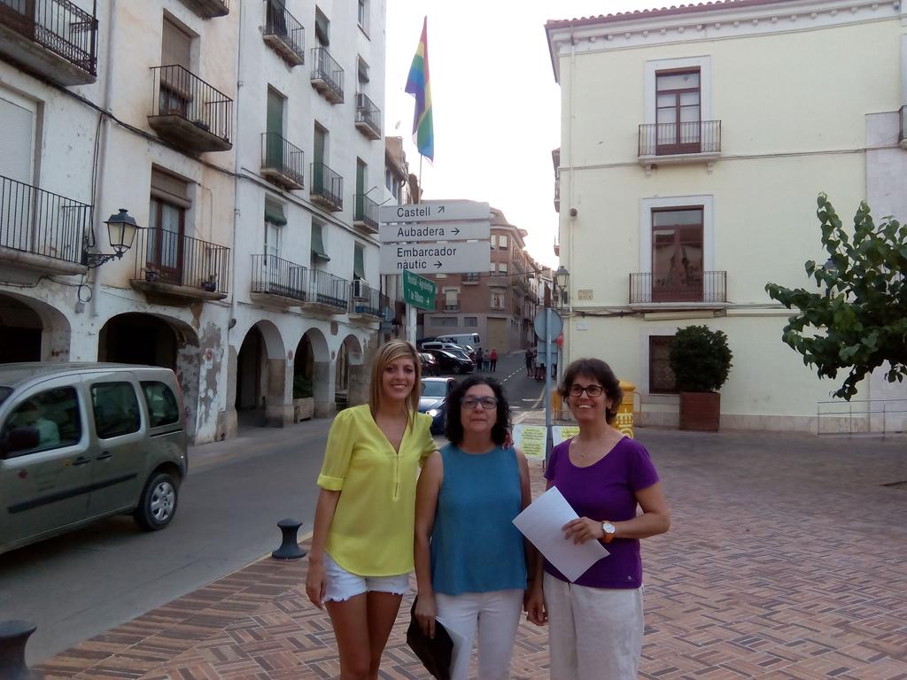 ERCmoradEbre's tweet photo. A la lectura del manifest #Orgull2015 compromís #LGTeBre #NouPais #Nouspobles #28juny contra l'#LGBTIfòbia http://t.co/It90rg3UcO