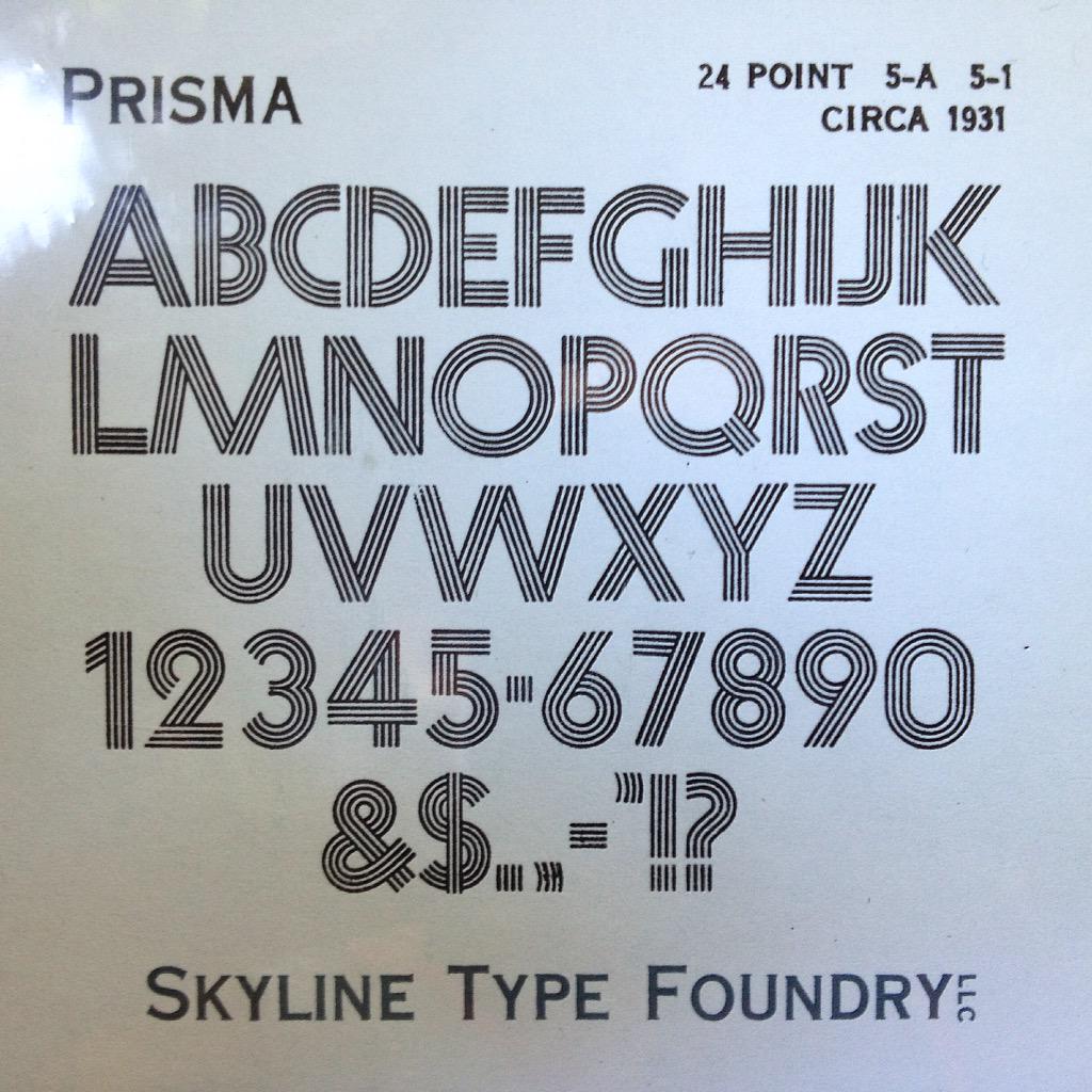 botts_jeremy's tweet image. Picked up this wonderful Rudolf Koch design at the #Chicagoose Swap Meet! #RudolfKoch #metaltype #letterpress #1931