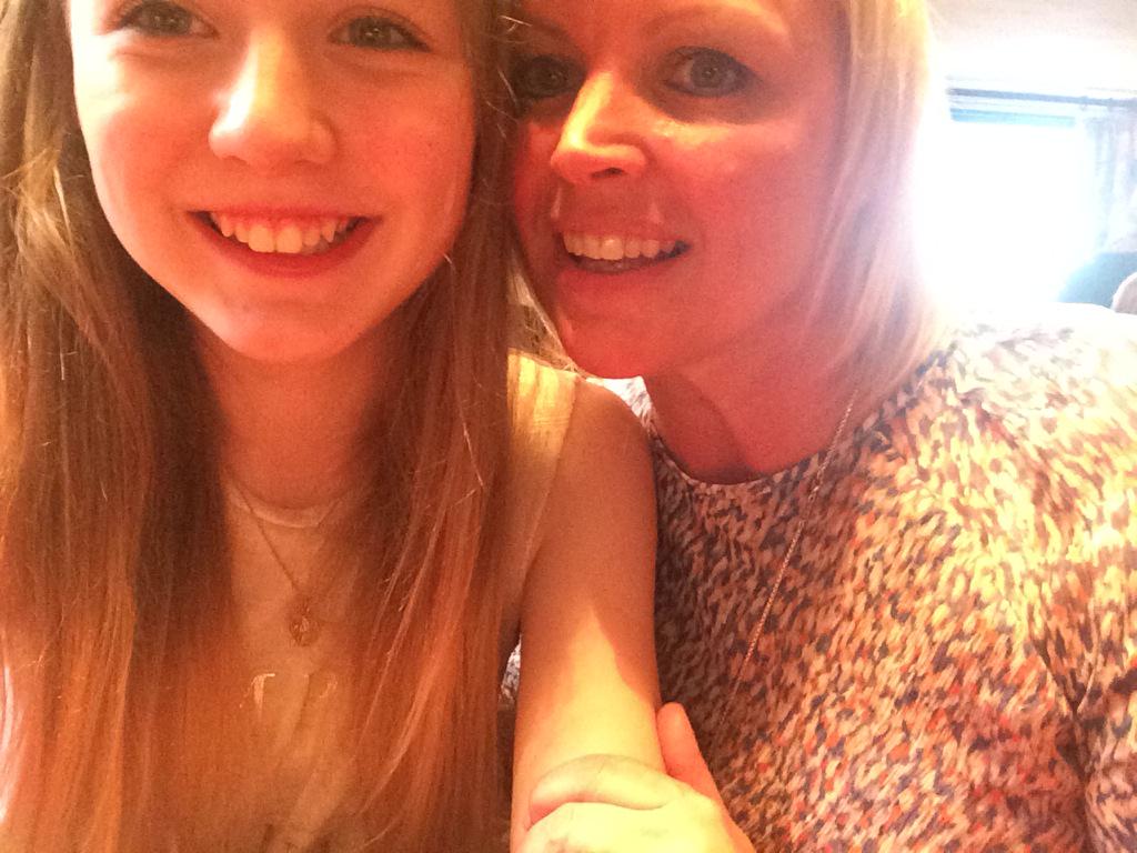Out for my lovely sister in-laws 40th birthday meal. My beautiful niece and I <3