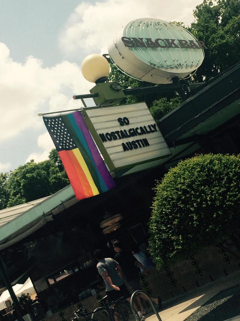 _haleyriley's tweet photo. I've never loved Austin more #lovewins http://t.co/1l1j5o6JtT
