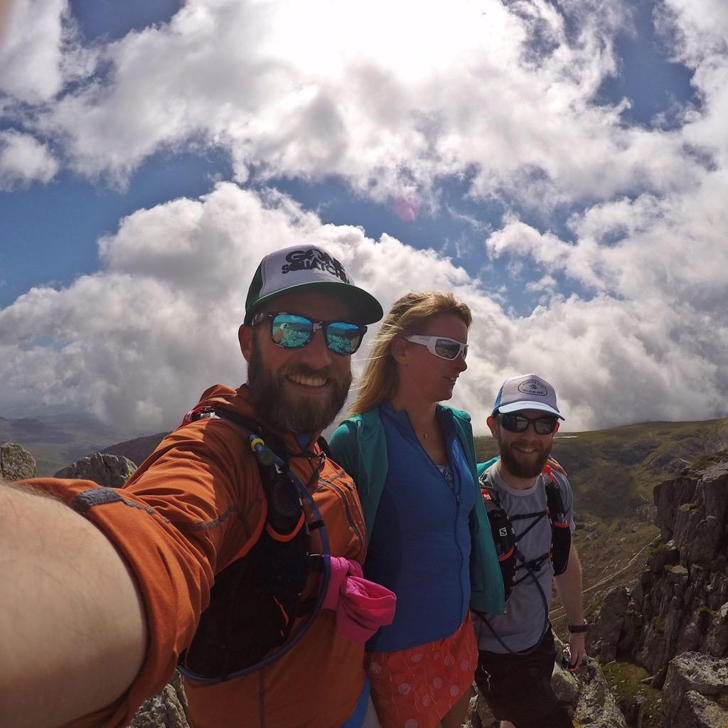 trailheadguides's tweet image. Beautiful day for playing in the mountains of N Wales with good friends @sarahstirling @alxmurphy #MTNHOBO #Runtagit