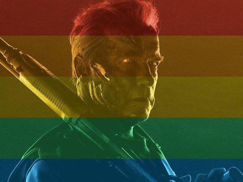 #LoveWins 'Hasta la vista' - Arnold Schwarzenegger shames anti-gay marriage fan: tvnz.co.nz/world-news/has…