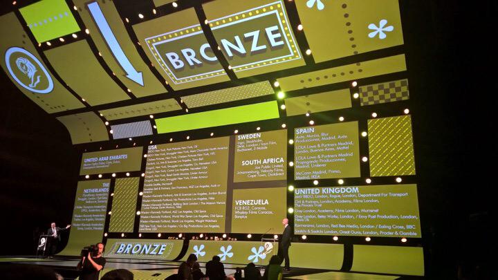 POSSIBLE's tweet image. We finished out #CannesLions festival w/another win for the #CollectiveProject: A bronze Lion! bit.ly/1HofxCk