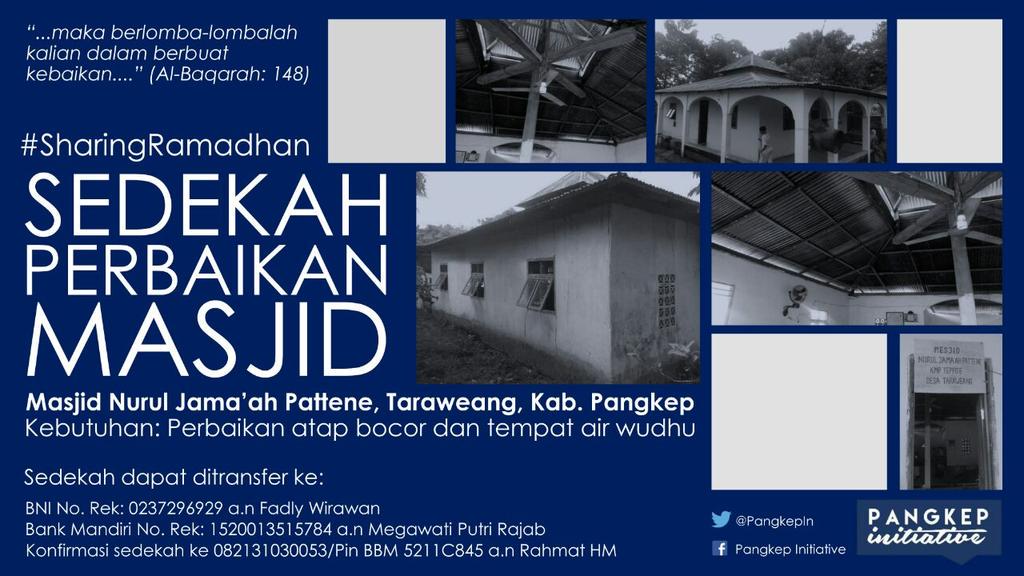 Mohon bantuan diteruskan info ladang amal jariyah ini min <a href="/kampungpangkep/">kampung pangkep</a> <a href="/Mahasiswa_PKP/">Mahasiswa Pangkep</a> <a href="/PangkepJappa2/">Pangkep Jappa Jappa</a> <a href="/PangkepIn/">Pangkep Initiative</a>